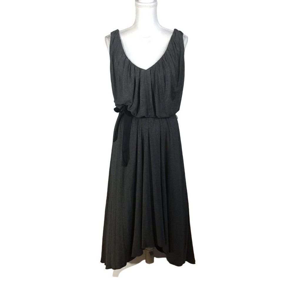 Laundry By Shelli Segal Gray Knit Hi Low 10 Brand New Sexy Night Out Stretch